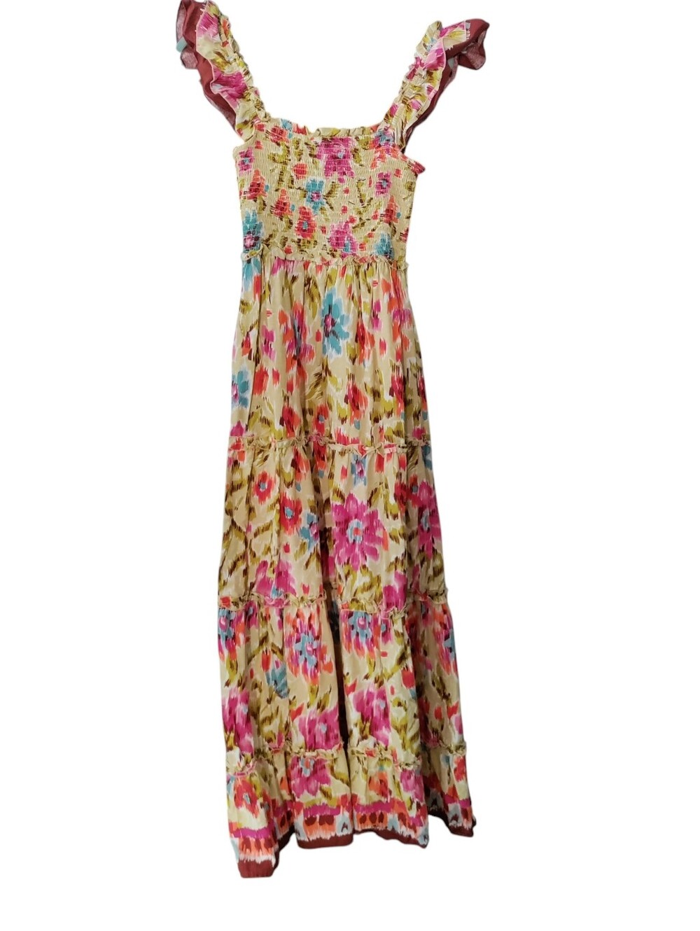 House Of Harlow 1960 Zoey Maxi Floral Tiered Dress